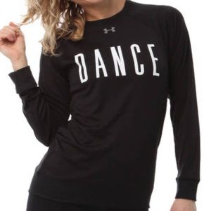 Under Armour Dance Long Sleeve Tee heat gear size large